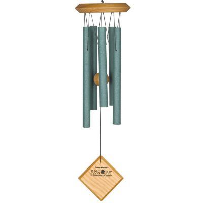 Mars Chime Verdigris Light Wood Finish